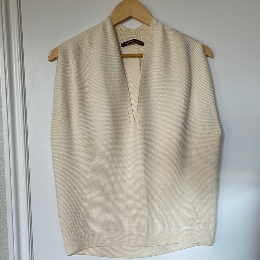 Comptoir des Cotonniers sleeveless knit blouse